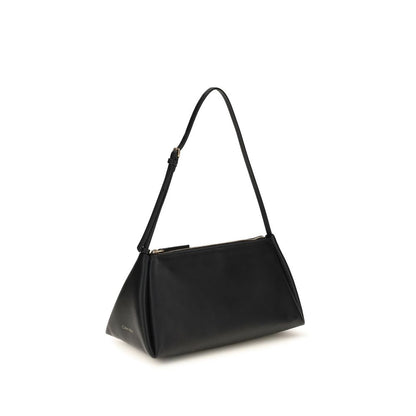 Shoulder Bag by Calvin Klein for women in bos taurus calf leather black & gold features a effortless sophistication silhouette, secured by a zipper with ample and versatile shoulder-strap, adjustable-strap & handle for a effortless sophistication finish.