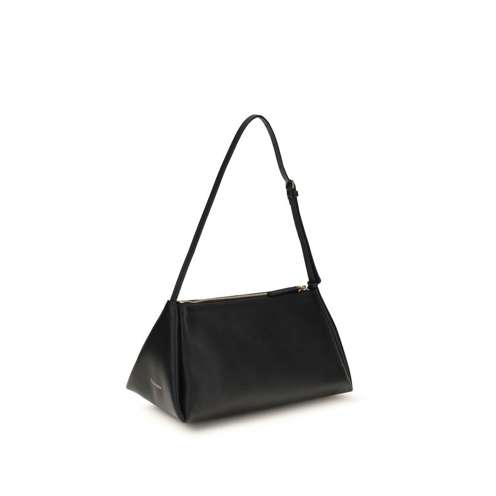 Shoulder Bag by Calvin Klein for women in bos taurus calf leather black & gold showcases a enviable silhouette, artfully detailed with a secure zipper, organized , and versatile shoulder-strap, adjustable-strap & handle for a enviable look.