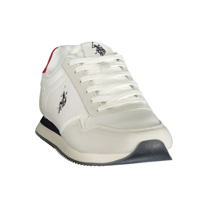 U.S. POLO ASSN. Men's Athletic Polyester & Polyurethane Sneakers - Blue White