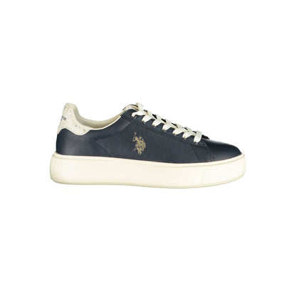 U.S. POLO ASSN. Women's Low-Top Polyester & Polyurethane Sneakers - Blue