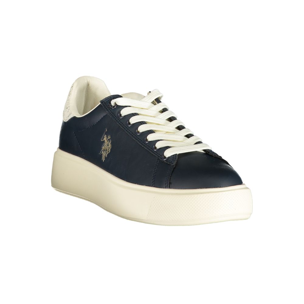 U.S. POLO ASSN. Women's Low-Top Polyester & Polyurethane Sneakers - Blue
