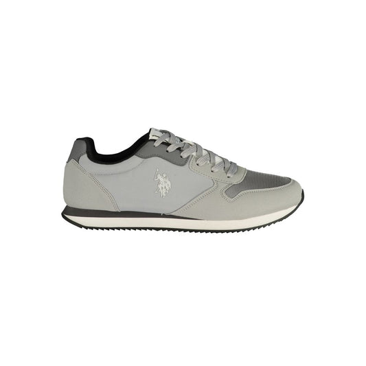 Athletic Sneakers U.S. POLO ASSN. men polyester & polyurethane gray featuring a avant-garde Men's Athletic Polyester & Polyurethane Sneakers design with a avant-garde athletic style for a refined finish.