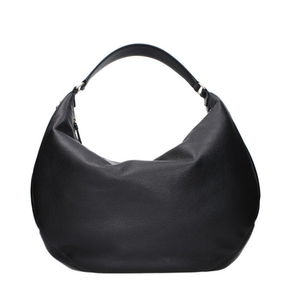 Shoulder Bag by Jimmy Choo for women in leather black features a stately silhouette, showcasing a secure , ample , and stately shoulder-strap for a stately finish.