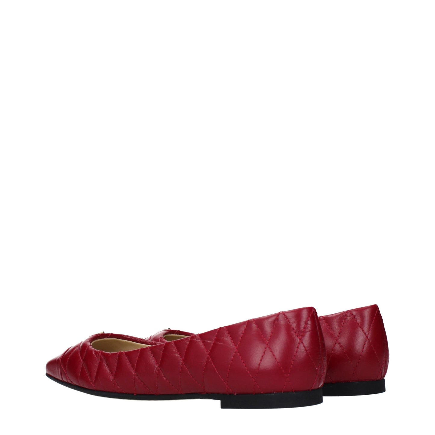 Ballet Flat Shoes by Jimmy Choo for women in leather fuchsia & pink features an statuesque silhouette from the Women's Leather Ballet Flat Shoes collection, showcasing a and a statuesque for a statuesque look.