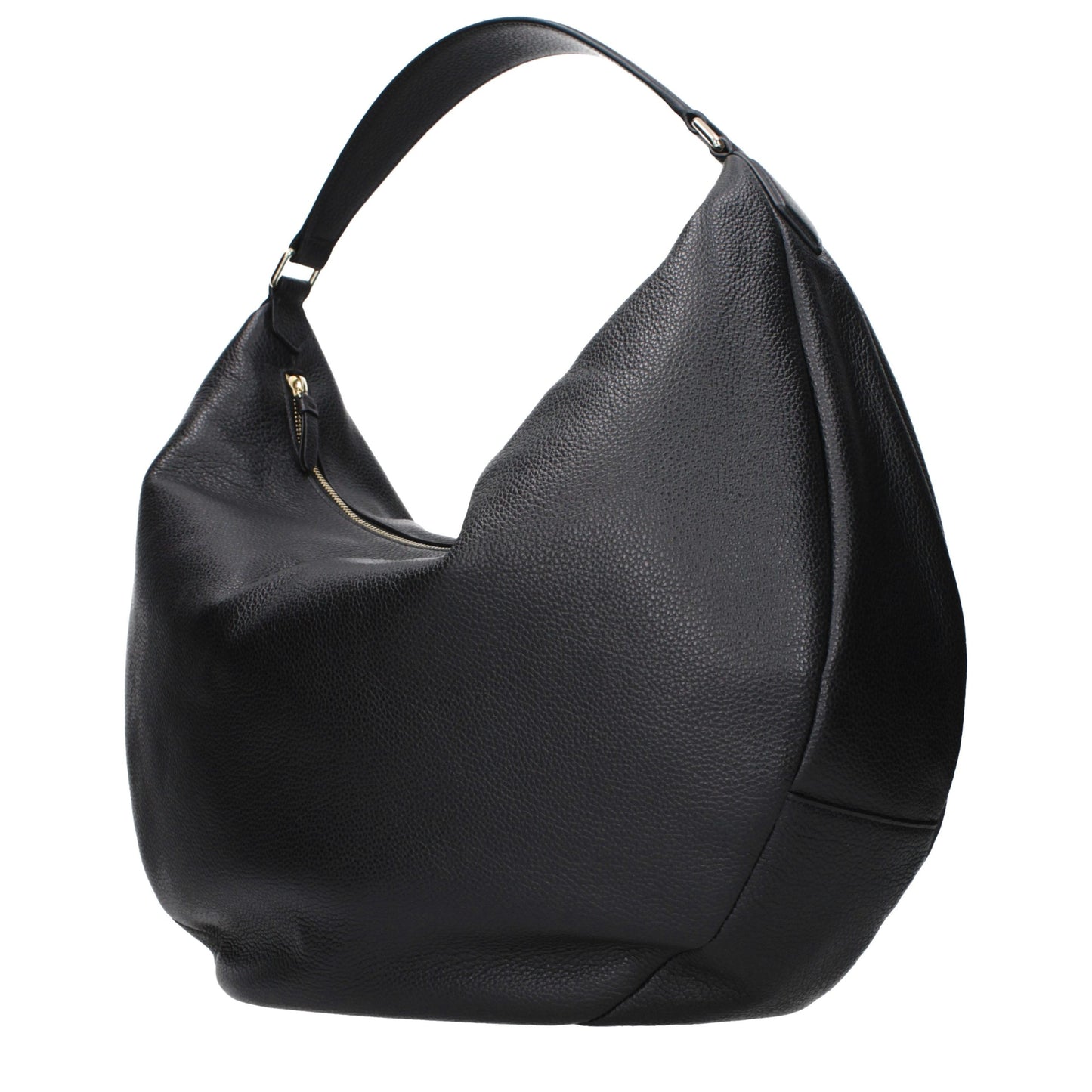 Shoulder Bag by Jimmy Choo for women in leather black showcases a statuesque silhouette, artfully detailed with a secure , organized , and versatile shoulder-strap for a statuesque look.