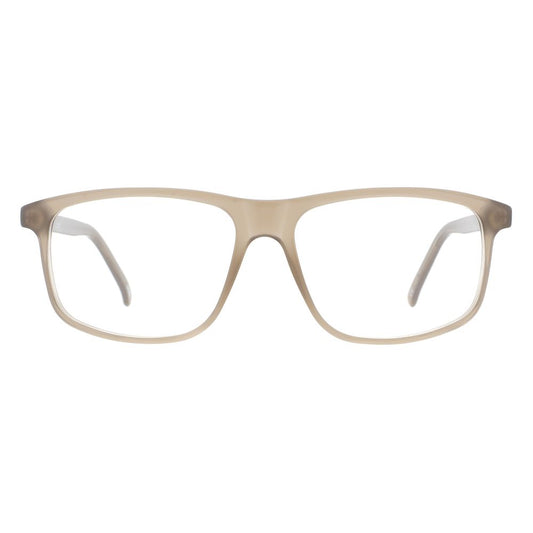 Eyeglasses Frames by Andy Wolf for men in acetate beige features an refined silhouette, showcasing a sophisticated beige coloured frame and refined full-frame frame design for a refined look.