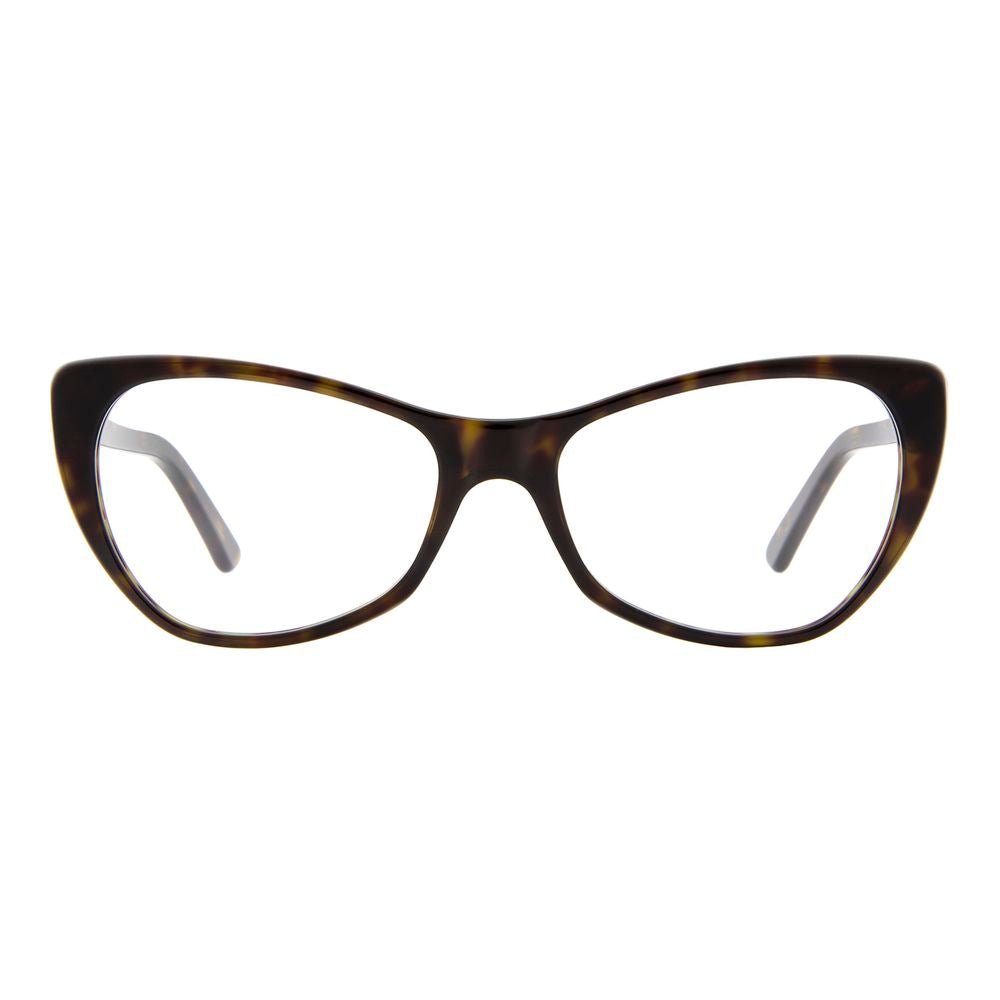 Eyeglasses Frames by Andy Wolf for women in and brown showcases a refined silhouette, detailed with a brown coloured frame finish and a sophisticated full-frame frame design.