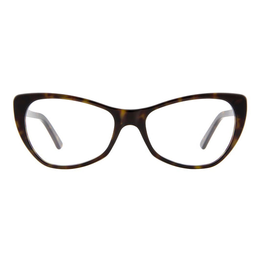 Eyeglasses Frames by Andy Wolf for women in and brown showcases a refined silhouette, detailed with a brown coloured frame finish and a sophisticated full-frame frame design.