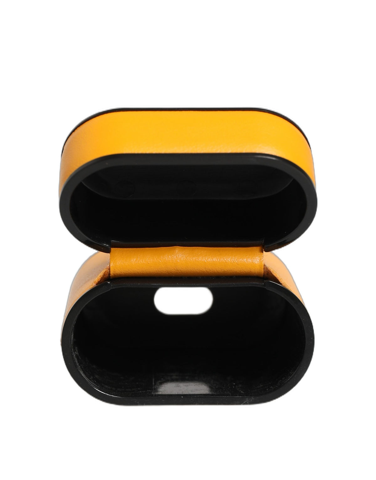 Dolce & Gabbana Polyurethane & Calf Leather Earbuds Carrying Case - Yellow