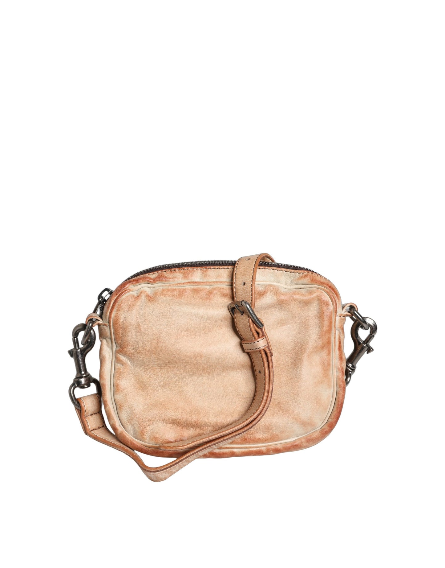 2-in-1 Shoulder & Crossbody Clutch Convertible Handbag by Dolce & Gabbana for men in leather & velvet beige features an exquisite silhouette, showcasing a secure , ample , and exquisite crossbody-strap & shoulder-strap for a sophisticated finish.
