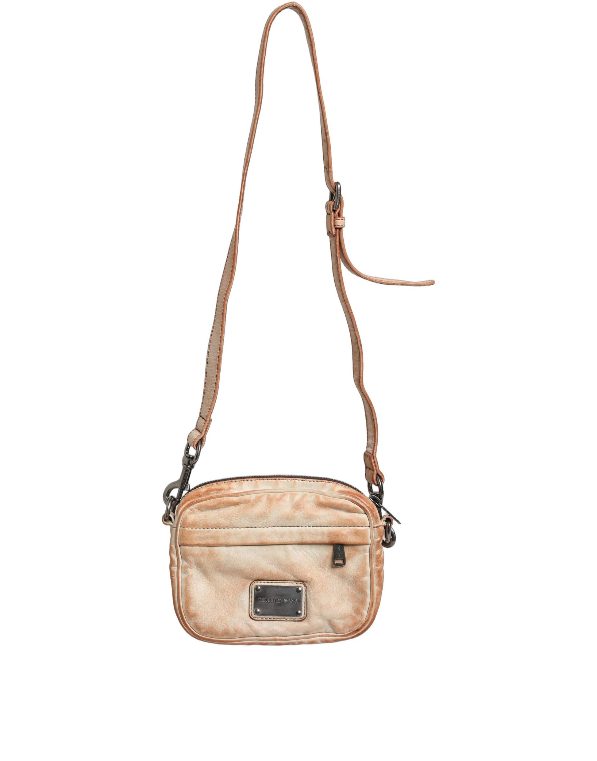 2-in-1 Shoulder & Crossbody Clutch Convertible Handbag by Dolce & Gabbana for men in leather & velvet beige features a exquisite silhouette with a secure , ample , and versatile crossbody-strap & shoulder-strap for a exquisite look.