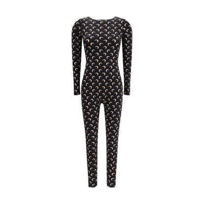 One-Piece by Marine Serre for women in stretch polyamide brown & print showcases a beautiful silhouette, elegantly detailed with a beautiful and crew neckline for a sophisticated, beautiful finish.
