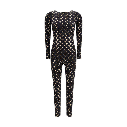 One-Piece by Marine Serre for women in stretch polyamide brown & print showcases a beautiful silhouette, elegantly detailed with a beautiful and crew neckline for a sophisticated, beautiful finish.