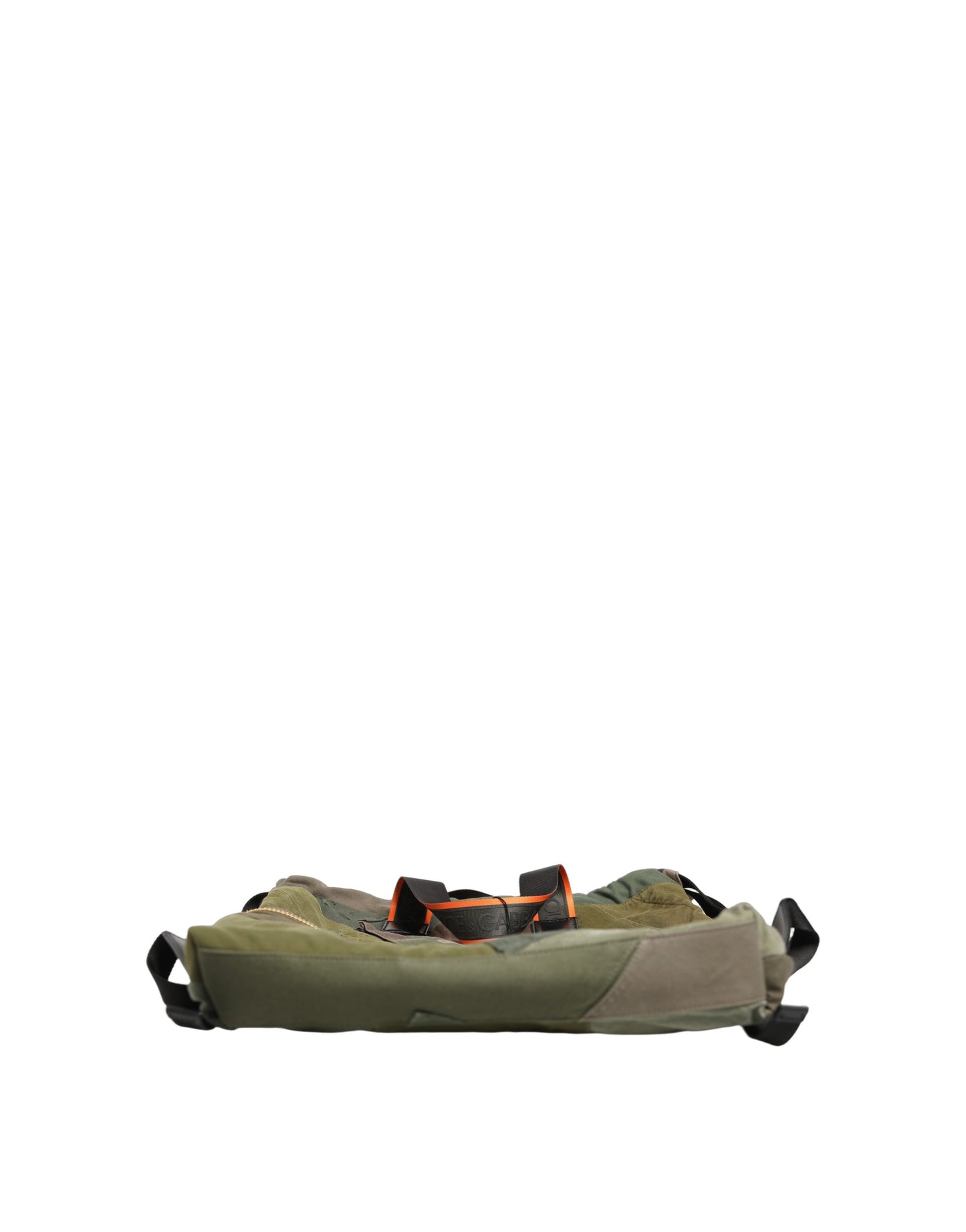 Mini Rucksack Backpack by Dolce & Gabbana for men in calf leather viscose & cotton military-green & patchwork features a architectural Calf Leather Viscose Cotton Mini Rucksack Backpack design with a secure zipper, ample , and versatile shoulder-strap & backpack-strap for a architectural finish.