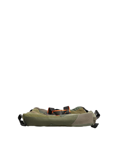 Mini Rucksack Backpack by Dolce & Gabbana for men in calf leather viscose & cotton military-green & patchwork features a architectural Calf Leather Viscose Cotton Mini Rucksack Backpack design with a secure zipper, ample , and versatile shoulder-strap & backpack-strap for a architectural finish.
