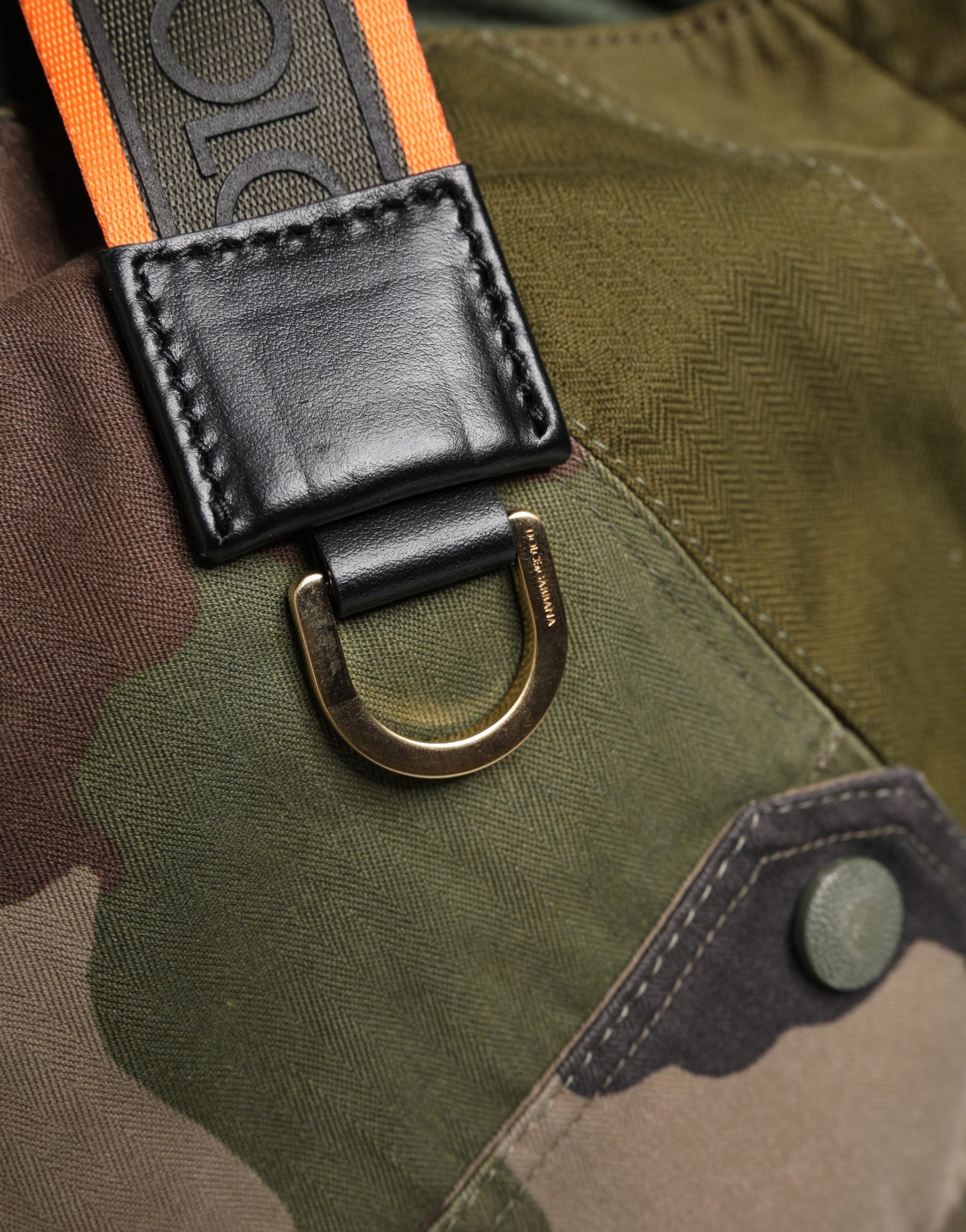 Mini Rucksack Backpack by Dolce & Gabbana for men in calf leather viscose & cotton military-green & patchwork features an stately silhouette from the Calf Leather Viscose Cotton Mini Rucksack Backpack range, with a secure zipper, ample , and versatile shoulder-strap & backpack-strap.