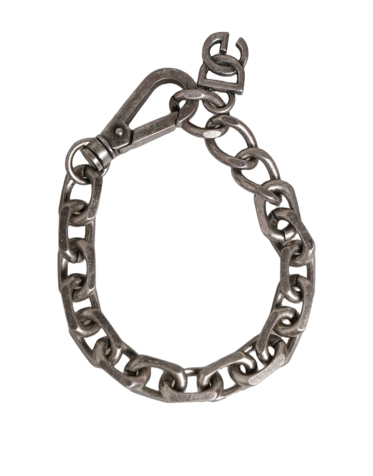 Dolce & Gabbana Women's Chain Link Wrap Silver Brass & Zamak Bracelet - Silver Signature