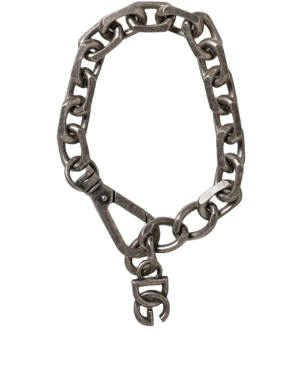 Dolce & Gabbana Women's Chain Link Wrap Silver Brass & Zamak Bracelet - Silver Signature