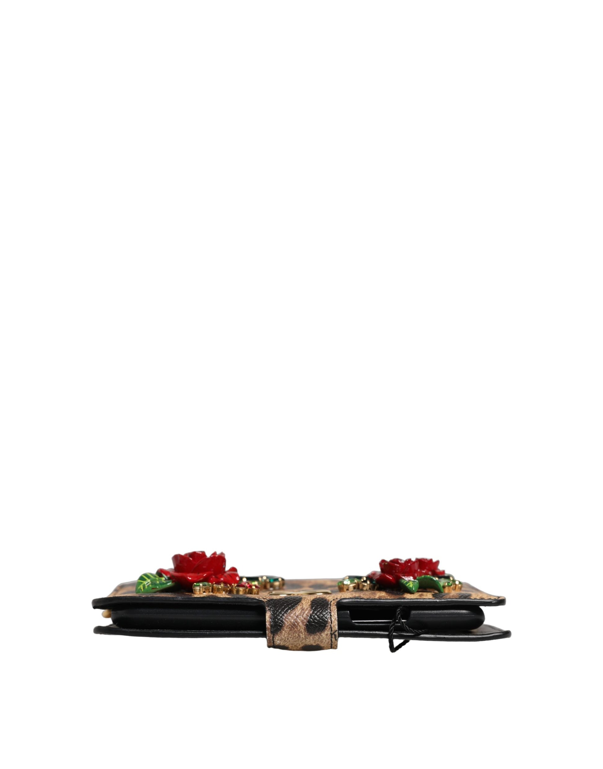 Crossbody Handbag by Dolce & Gabbana for women in calf leather brown, leopard-print & patterned features a versatile chic silhouette, meticulously detailed with a secure , ample , and versatile crossbody-strap.