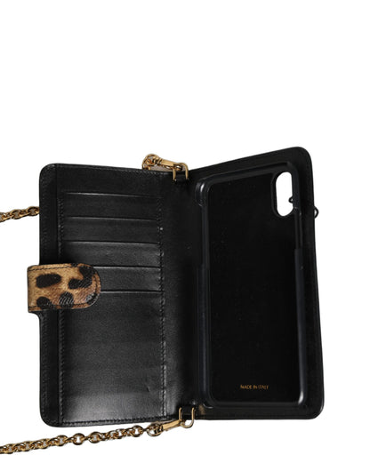 Crossbody Handbag by Dolce & Gabbana for women in calf leather brown, leopard-print & patterned showcases a versatile sophistication silhouette, featuring a secure , versatile sophistication , and versatile crossbody-strap for a versatile sophistication finish.