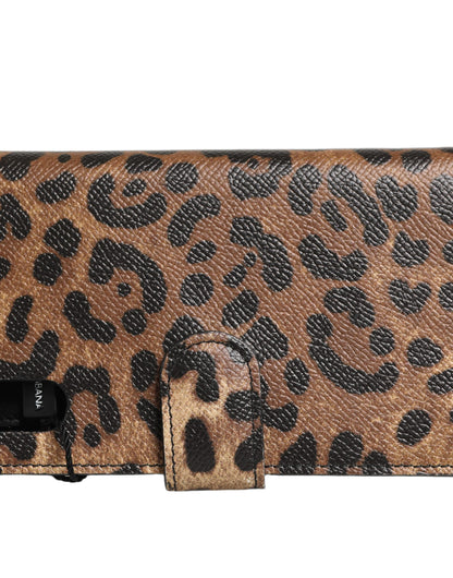 Crossbody Handbag by Dolce & Gabbana for women in calf leather brown, leopard-print & patterned features a transformative sophistication silhouette, showcasing a secure , ample , and versatile crossbody-strap for a transformative sophistication look.