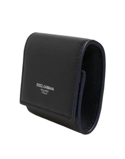 Card Case by Dolce & Gabbana for women in calfskin leather black & print features a refined silhouette, showcasing the elegant lines of the Calfskin Leather Card Case alongside premium bifold for a refined finish.