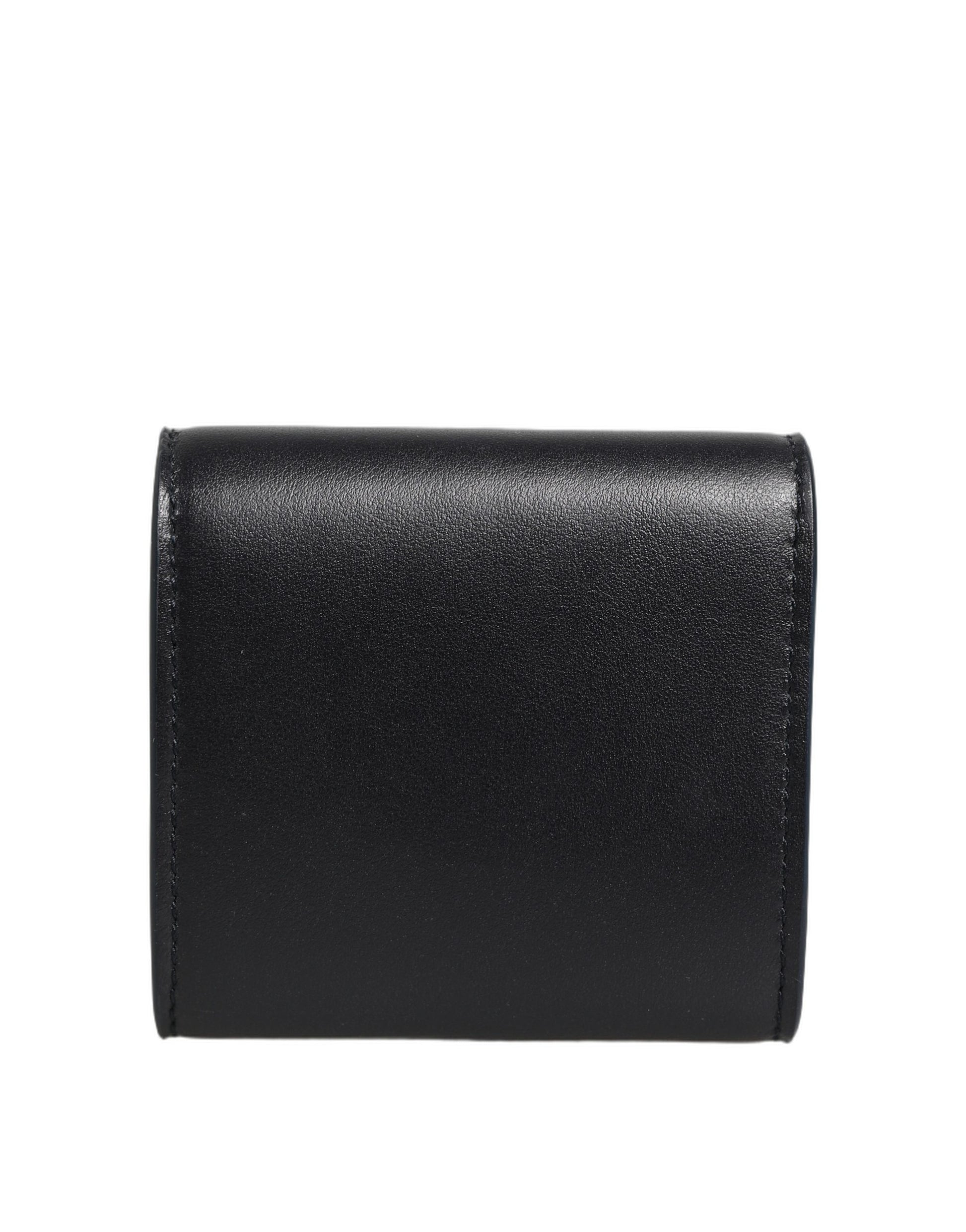 Card Case by Dolce & Gabbana for women in calfskin leather black & print showcases a couture-grade silhouette from the Calfskin Leather Card Case collection, highlighting functional bifold for a couture-grade finish.