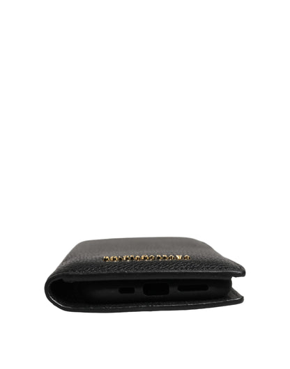 Card Case by Dolce & Gabbana for women in calf leather black features a polished Calf Leather Card Case design with polished .