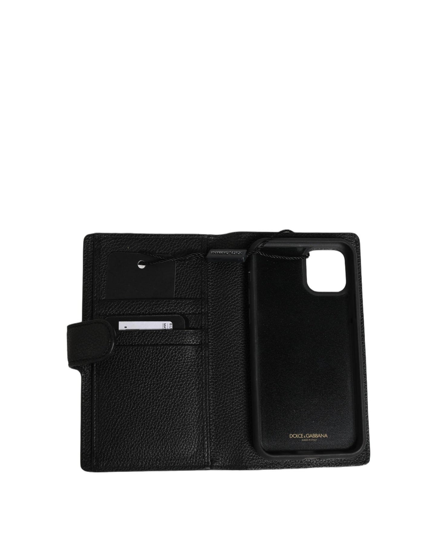 Card Case by Dolce & Gabbana for women in calf leather black features an refined silhouette from the Calf Leather Card Case collection, highlighting refined for a premium and sophisticated look.