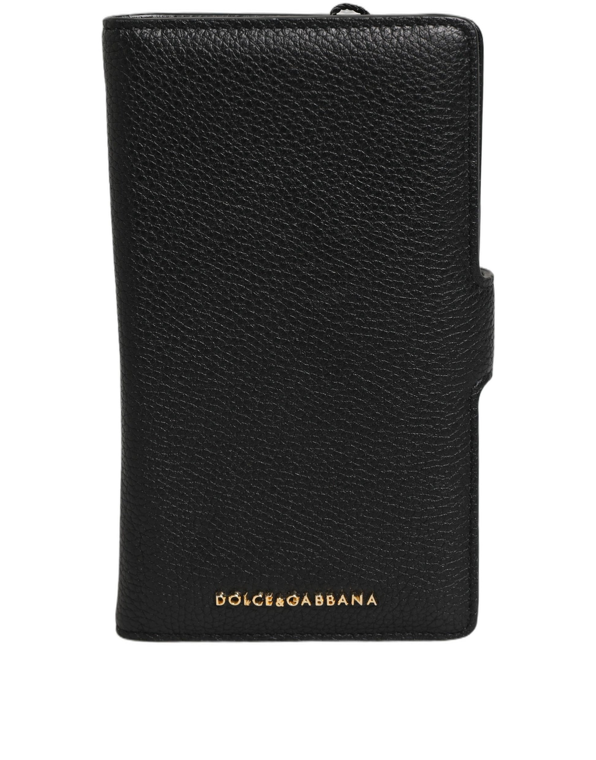 Card Case by Dolce & Gabbana for women in calf leather black features a distinguished silhouette, showcasing the distinguished design of the Calf Leather Card Case with refined .