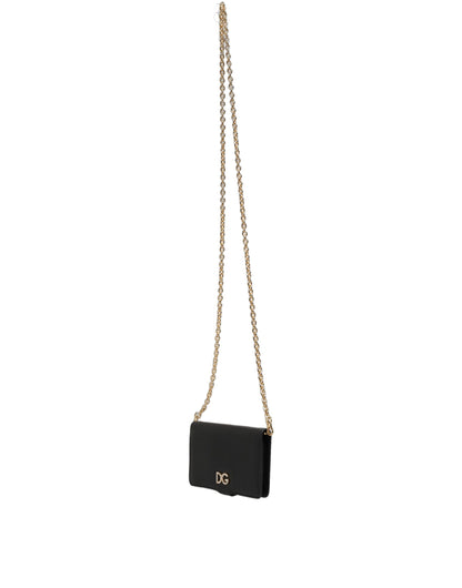 Mini Crossbody Handbag by Dolce & Gabbana for women in calf leather black features a versatile chic silhouette, meticulously detailed with a secure , ample , and versatile crossbody-strap.