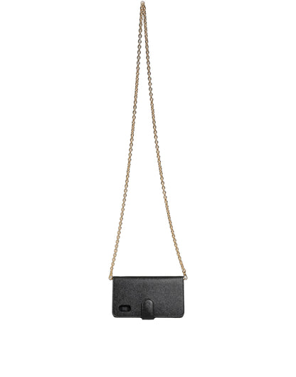 Mini Crossbody Handbag by Dolce & Gabbana for women in calf leather black features a transformative sophistication silhouette, showcasing a secure , ample , and versatile crossbody-strap for a transformative sophistication look.