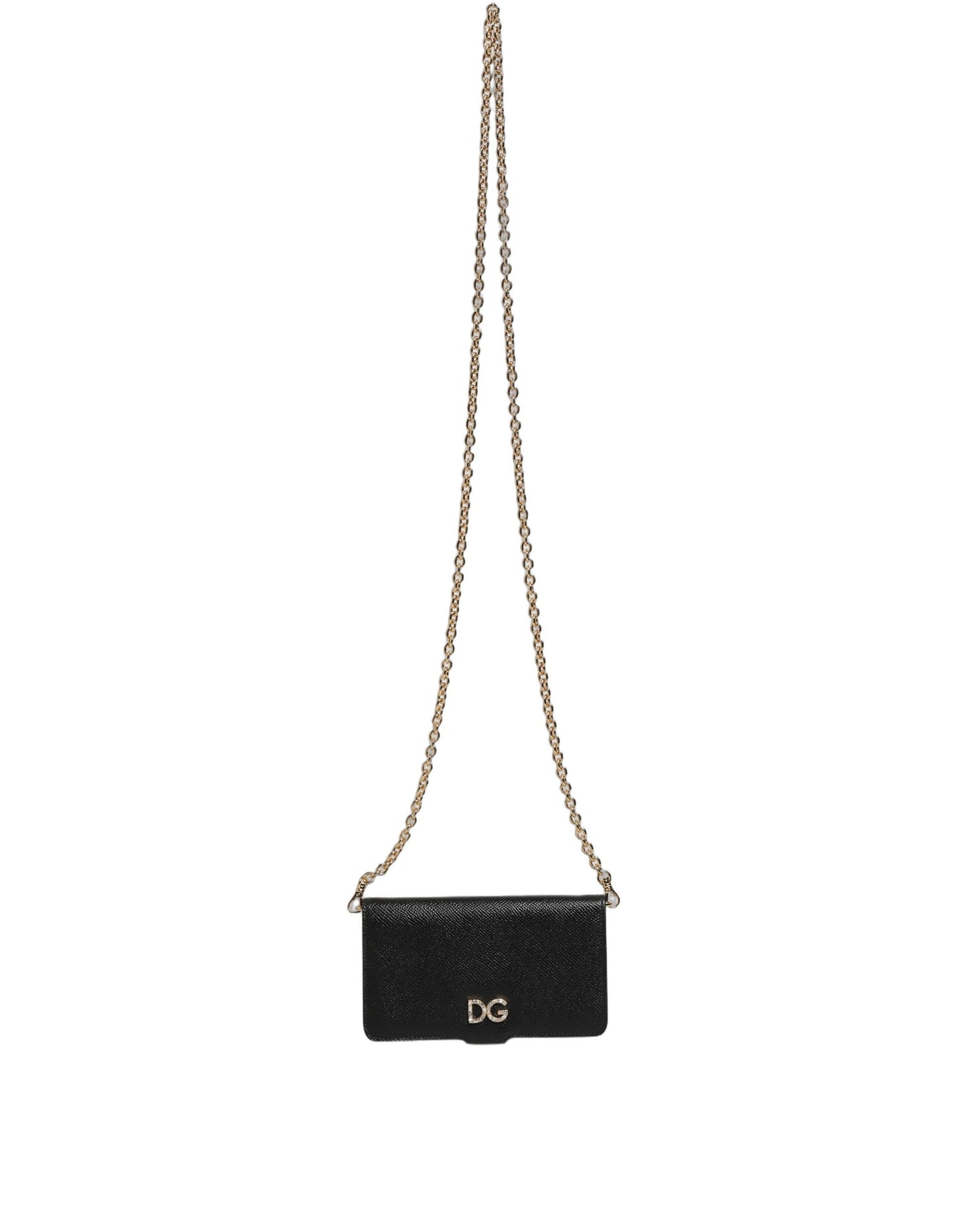 Mini Crossbody Handbag by Dolce & Gabbana for women in calf leather black features an multi-faceted design with a secure , ample , and versatile crossbody-strap for a multi-faceted finish.