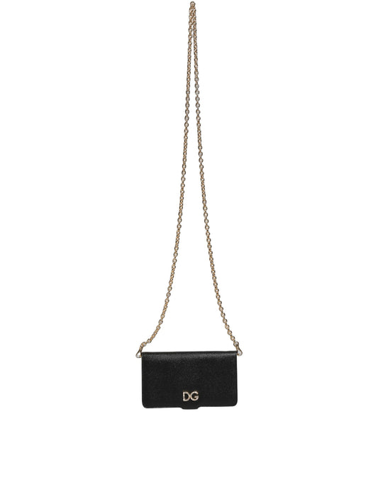 Mini Crossbody Handbag by Dolce & Gabbana for women in calf leather black features an multi-faceted design with a secure , ample , and versatile crossbody-strap for a multi-faceted finish.