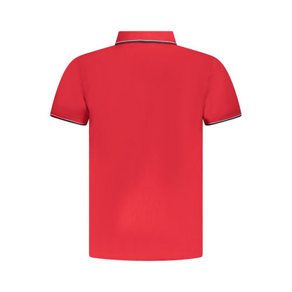 Polo Shirt by Norway 1963 for men in lyocell & cotton red presents a distinguished silhouette, showcasing a sophisticated and distinguished for a truly distinguished finish.
