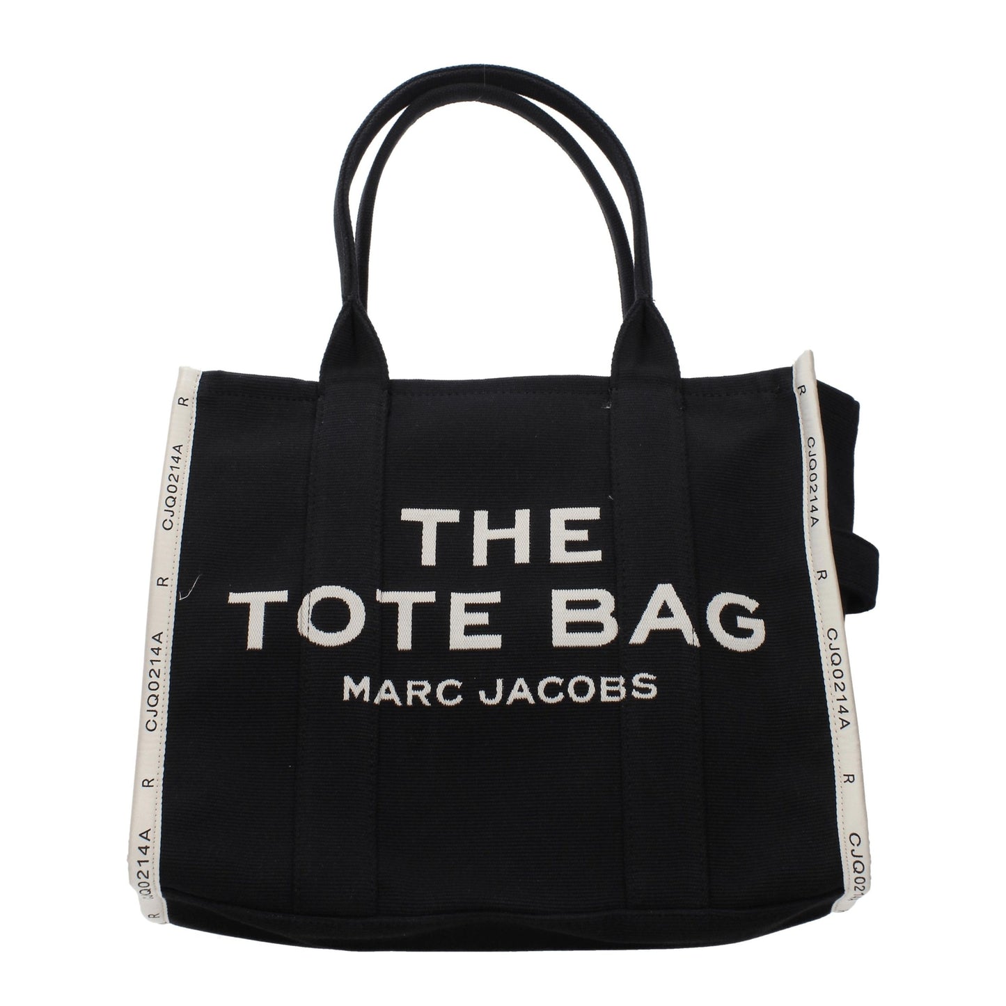 Large Shoulder Bag by Marc Jacobs for women in fabric black features an effortlessly chic silhouette with a secure zipper, ample internal-pockets, and versatile shoulder-strap & handle for effortlessly chic everyday luxury.