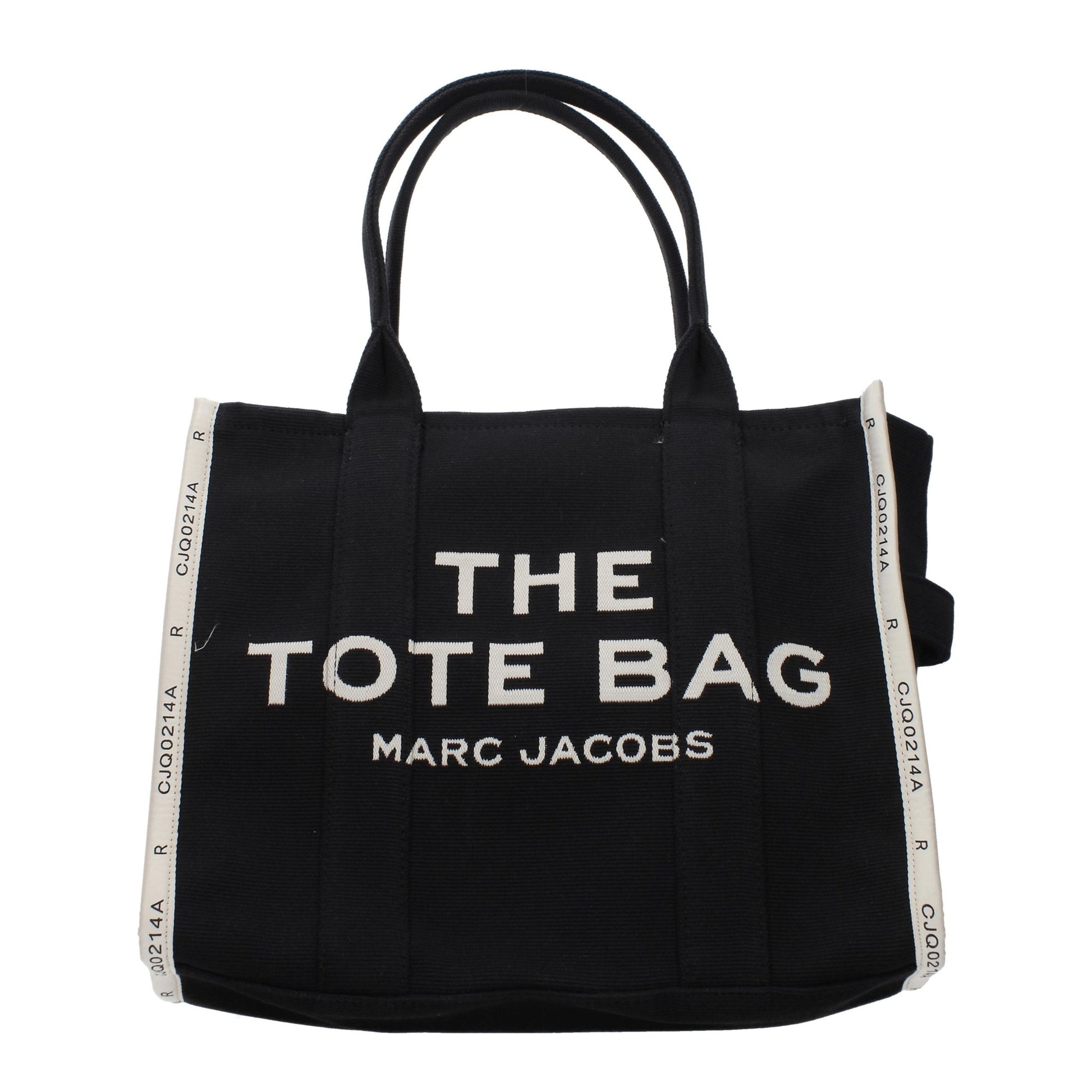 Large Shoulder Bag by Marc Jacobs for women in fabric black features an effortlessly chic silhouette with a secure zipper, ample internal-pockets, and versatile shoulder-strap & handle for effortlessly chic everyday luxury.