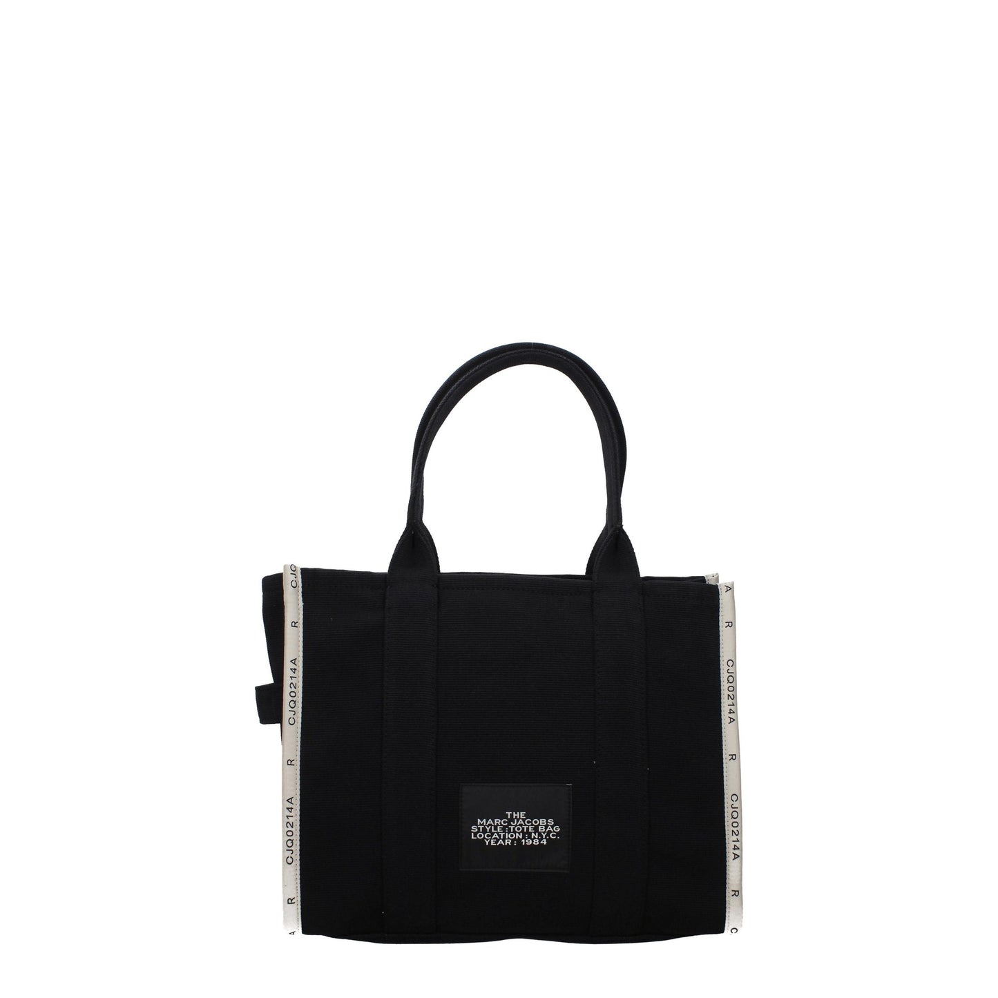 Large Shoulder Bag by Marc Jacobs for women in fabric black features a statuesque silhouette, showcasing a secure zipper and statuesque internal-pockets with versatile shoulder-strap & handle for a statuesque finish.