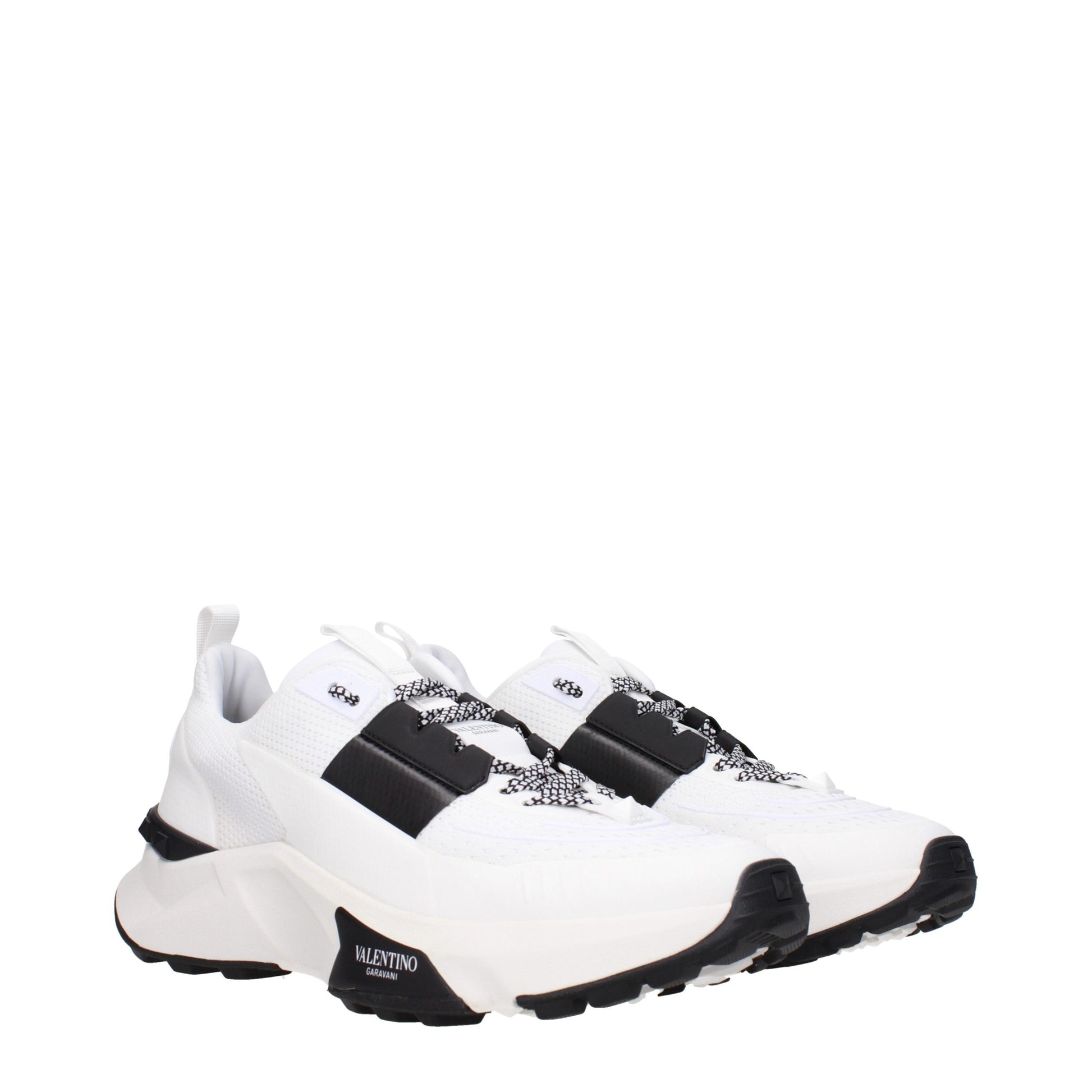 Athletic Sneakers Valentino Garavani men rubber & fabric black, blue & white featuring a avant-garde Men's Athletic Rubber & Fabric Sneakers design with a avant-garde athletic style for a refined finish.