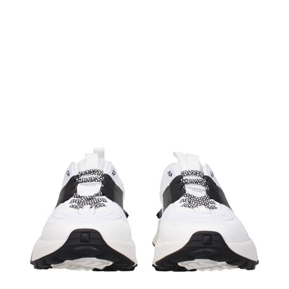Athletic Sneakers by Valentino Garavani for men in rubber & fabric black, blue & white features an timeless silhouette from the Men's Athletic Rubber & Fabric Sneakers collection, showcasing a timeless athletic style for a timeless look.