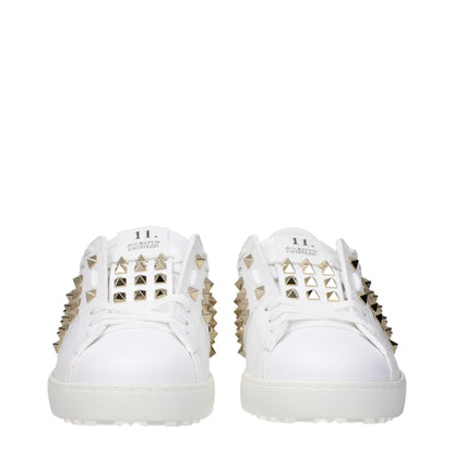 Sneakers by Valentino Garavani for men in leather & rubber blue & white features an fashionable silhouette, showcasing the premium Men's Low Top Leather & Rubber Sneakers in a fashionable low-top style that offers a fashionable finish for refined style.
