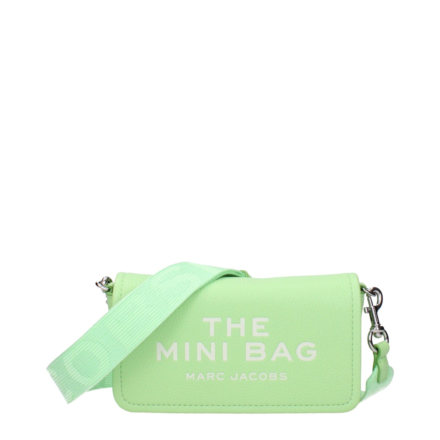Crossbody Handbag by Marc Jacobs for women in leather green features a multifaceted silhouette, showcasing a secure and multifaceted with versatile crossbody-strap & adjustable-strap for multifaceted style.