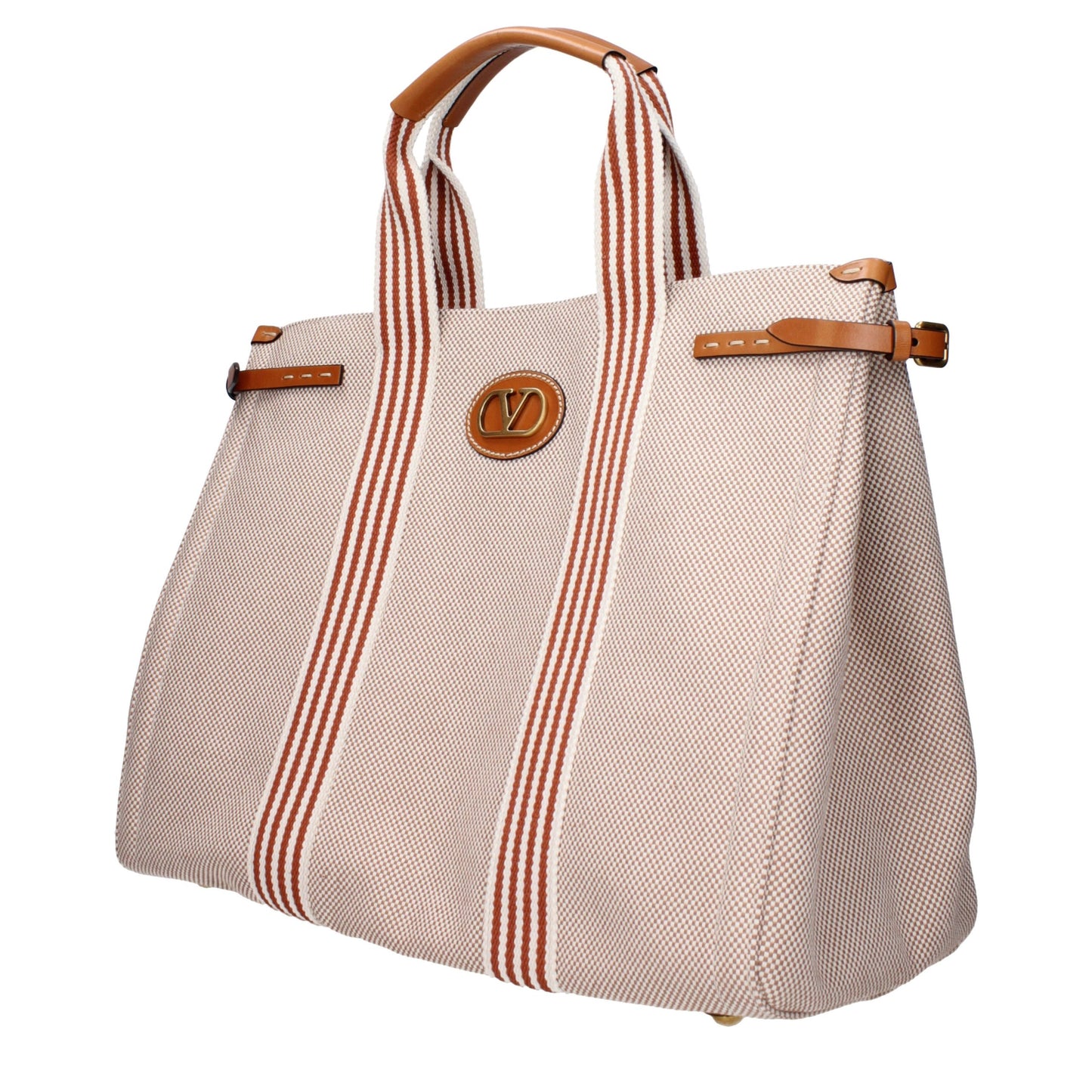 Handbag by Valentino Garavani for unisex in fabric beige features a exquisite silhouette, showcasing a secure and exquisite with versatile adjustable-strap for a exquisite finish.