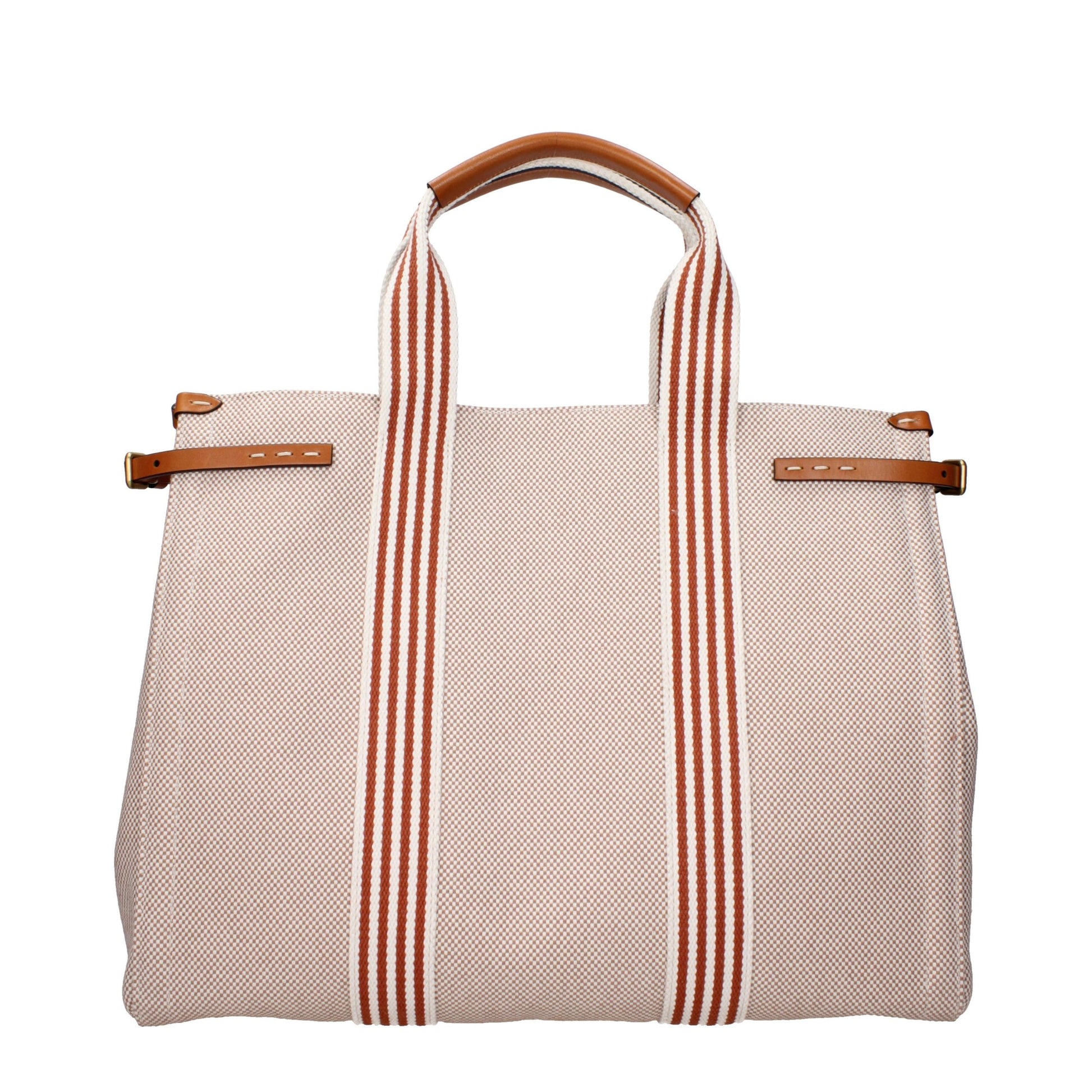 Handbag by Valentino Garavani for unisex in fabric beige features a ornamental silhouette, showcasing a secure , ample , and ornamental adjustable-strap for a sophisticated look.