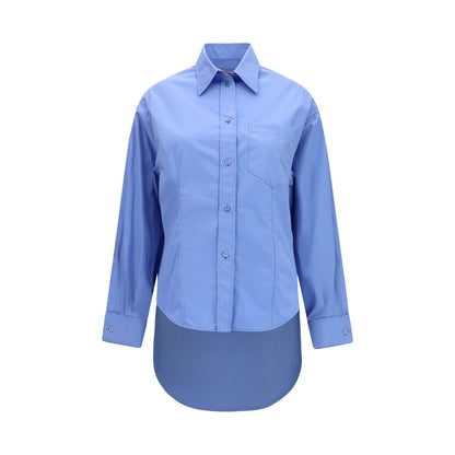 Balenciaga Blue Cotton Shirt