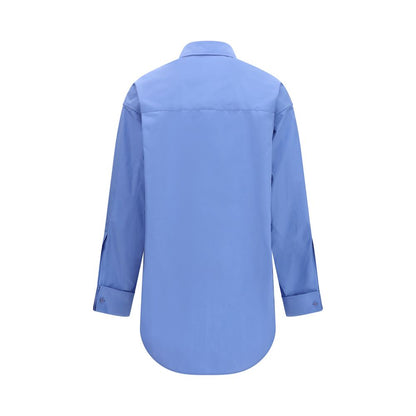 Balenciaga Blue Cotton Shirt