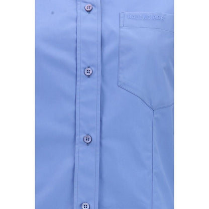 Balenciaga Blue Cotton Shirt