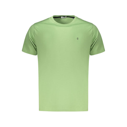 T-Shirt by Coveri Moving for men in cotton green features an edgy silhouette, meticulously detailed with a sophisticated and for a truly edgy finish.