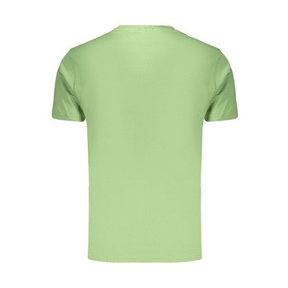 T-Shirt by Coveri Moving for men in cotton green features an on trend silhouette, perfectly showcasing a on trend and for an elevated aesthetic.