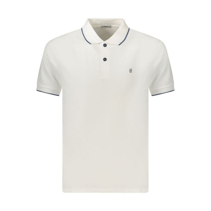 Polo Shirt by Coveri Moving for men in cotton white & signature features a eye catching silhouette, showcasing a refined and for a eye catching finish.